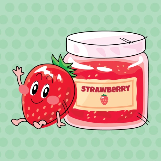 Sticker Me: Happy Strawberry