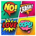 Comic Words Stickers