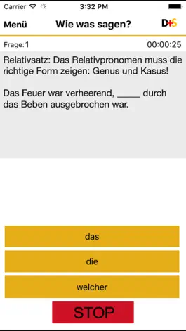 Game screenshot Deutsch Grammar Satz hack