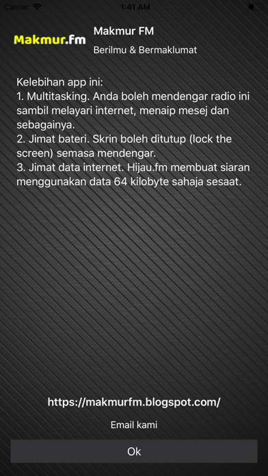 How to cancel & delete Makmur FM from iphone & ipad 3