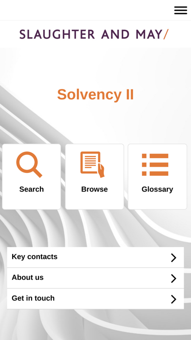 Slaughter and May: Solvency II screenshot 2