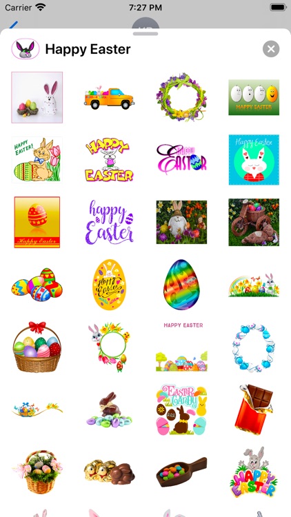 Happy Easter Emoji Stickers screenshot-5