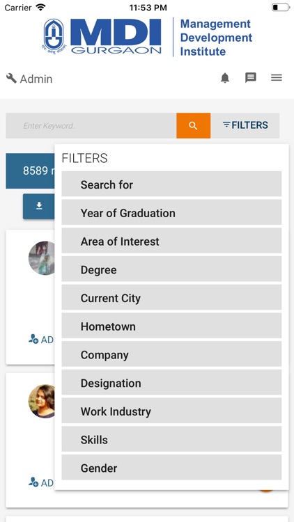 MDI Alumni screenshot-5