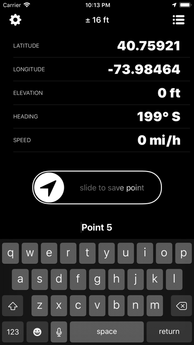 The GPS App screenshot 2
