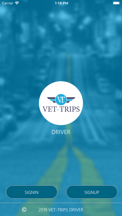 Vet-Trips Driver screenshot 2