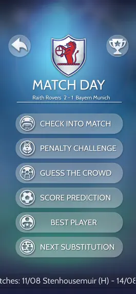 Game screenshot Raith Rovers Matchday App hack