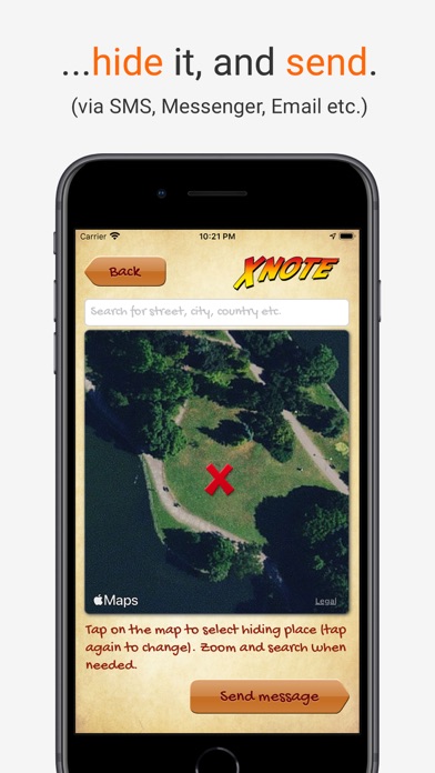 How to cancel & delete Virtual Geocaching - Xnote from iphone & ipad 4