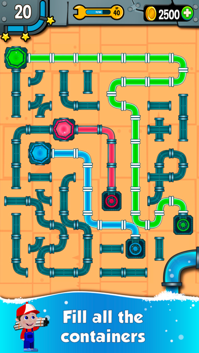 Plumber : Connect pipes screenshot 3