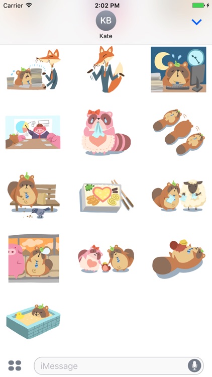 Mr.Pooh (Office) Sticker Pack screenshot-3