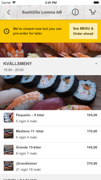 Sushi2Go Lomma screenshot 3