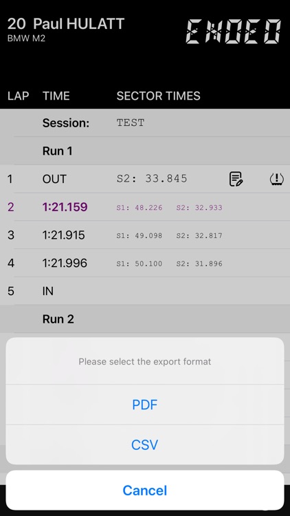 MSV e.Testing Run Sheet screenshot-9