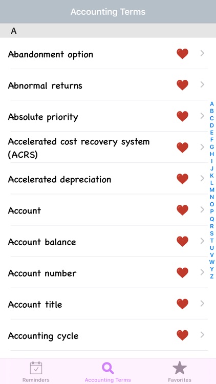 Accounting TermsLearning