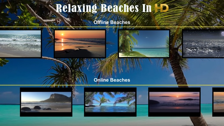 Relaxing Beaches In HD