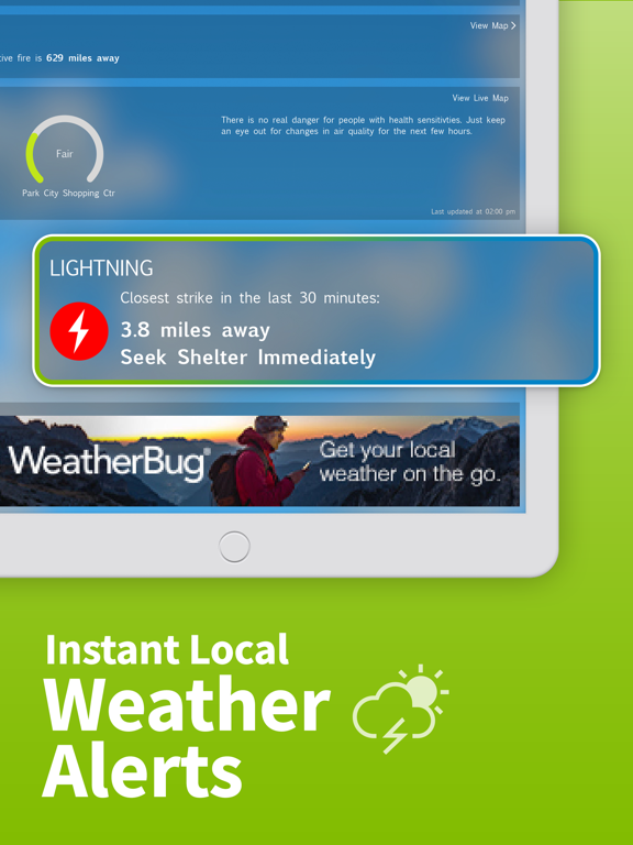 WeatherBug - Weather Forecasts & Alerts screenshot