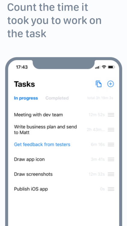 TaskTracker - Time tracker