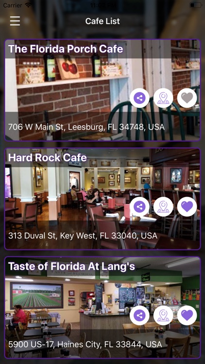 Florida Cafes screenshot-3