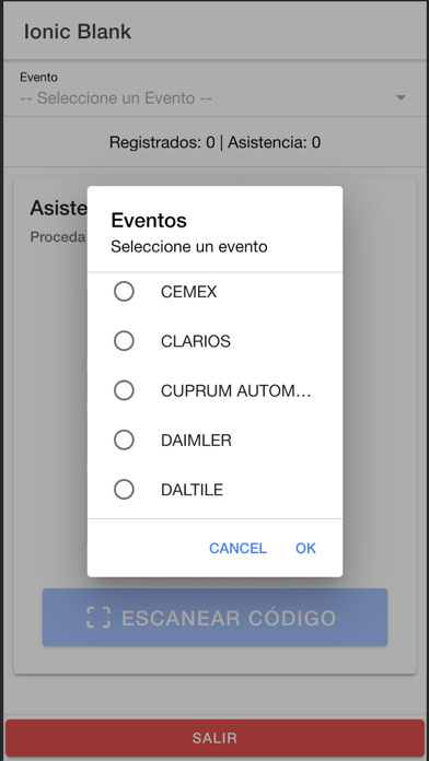 Accesos GAMA screenshot 2