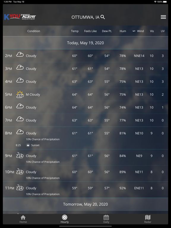 KYOU First Alert Weather screenshot 2