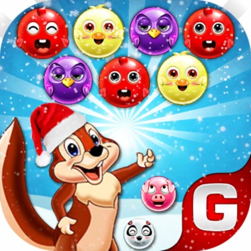 Bubble Shooter Squirrel Game