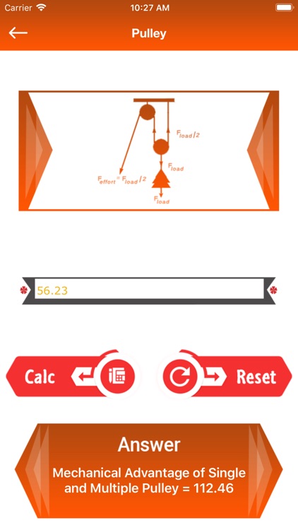 Pully n plane calc tool screenshot-3