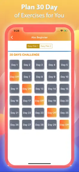 Game screenshot 30 Day Fitness Workout apk