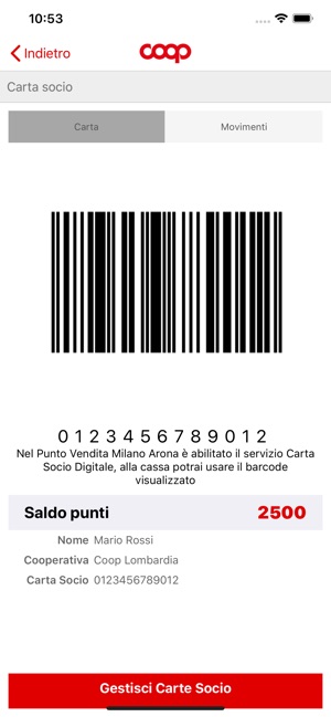 come scaricare tessera coop sul cellulare