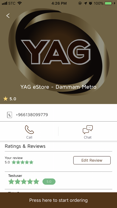 YAG eStore screenshot 2
