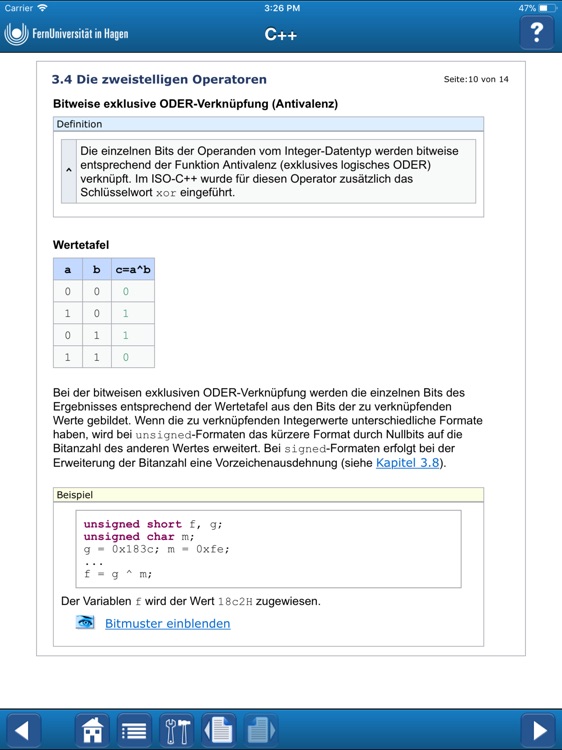 Einführung in C++