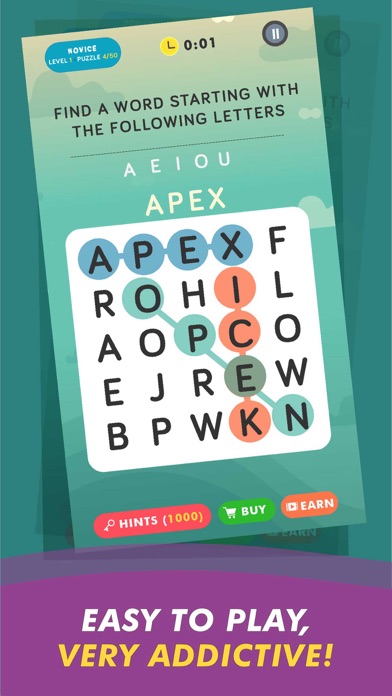 WordSee: Word Search Gameのおすすめ画像2