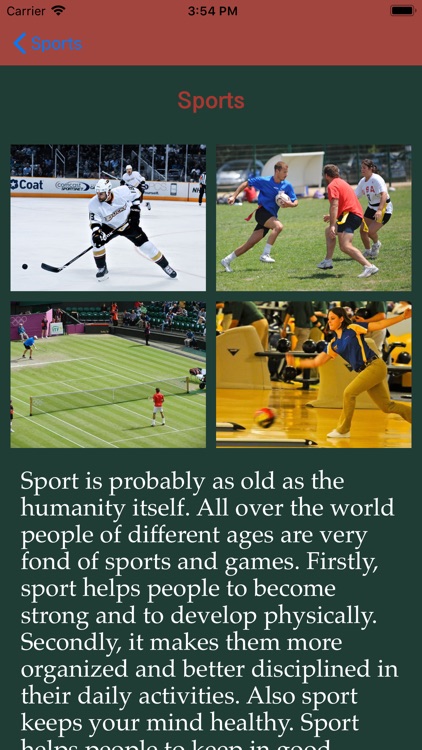 Popular Sports