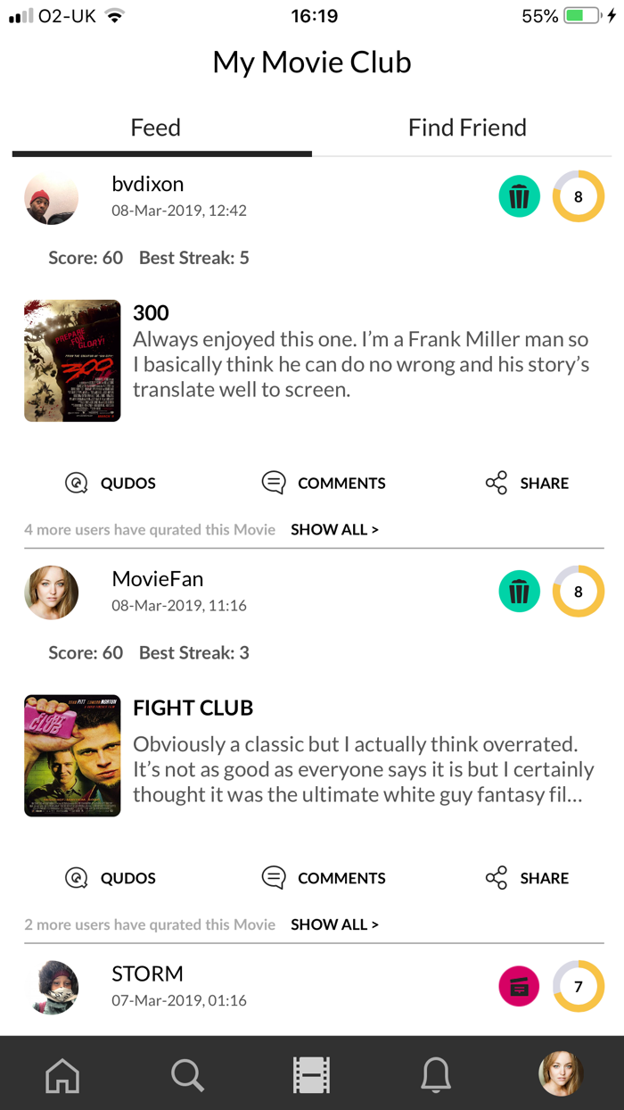 Qurator Movie Review App