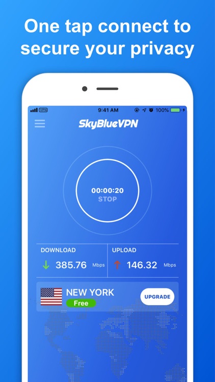 SkyBlueVPN: VPN Fast & Secure