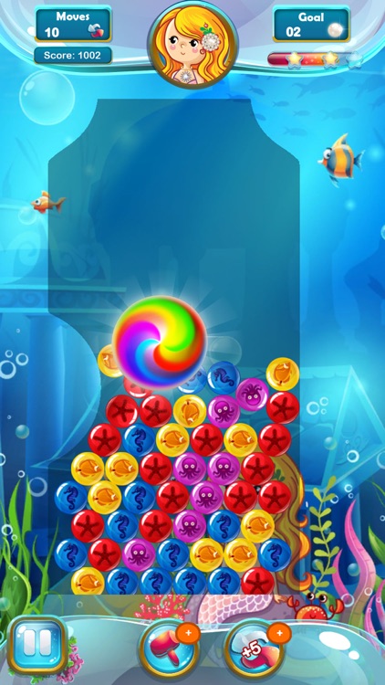 Mermaid Pearl - Match 3 screenshot-5