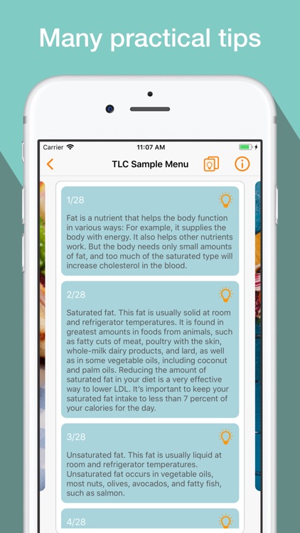 Cholesterol control. TLC diet screenshot-3