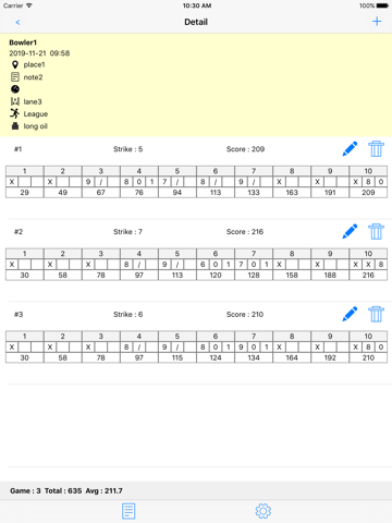 Scoreboard for duckpin Pro screenshot 2