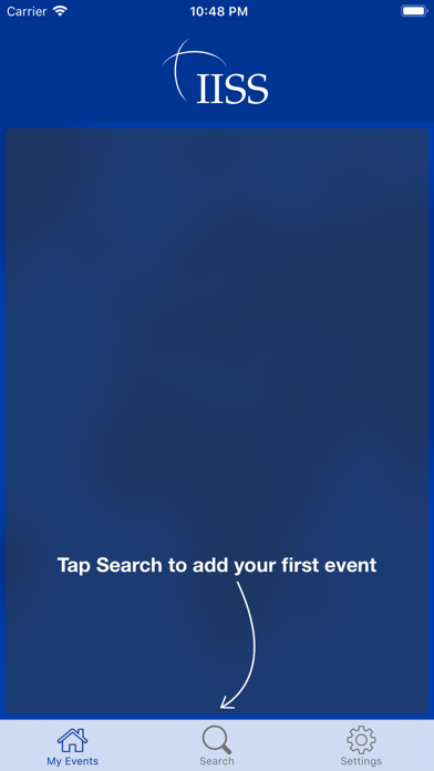 IISS Events screenshot 2