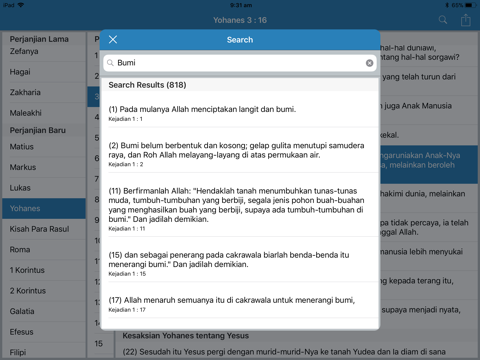 Alkitab HD for iPad - náhled