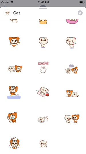 Lovey Cat Animated Stickers(圖5)-速報App