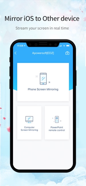 Apowermirror 画面ミラーリング をapp Storeで