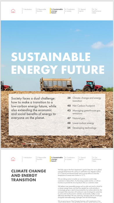 Shell Sustainability Report screenshot 4