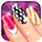 Three sisters nail shop opened, hundreds of combinations, colored nail polish, painted designs, patch bright diamond, beautiful ring, an up and design your nail