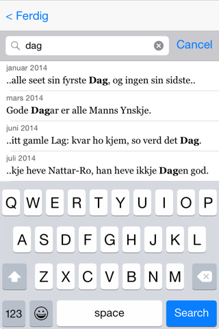 Dagens Aasen-ord screenshot 2