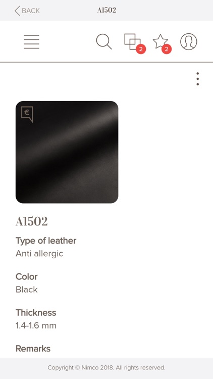 Nimco E-Leather Swatch screenshot-4