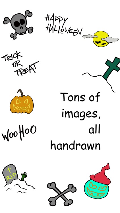 Halloween Stickers Handdrawn