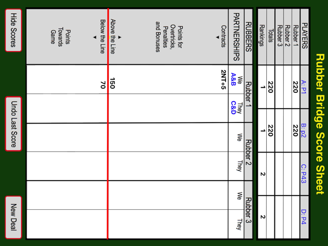 Bridge Bidding & Scoring Pad(圖5)-速報App