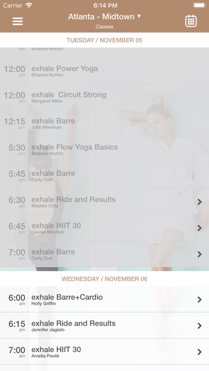 exhale mind body spa
