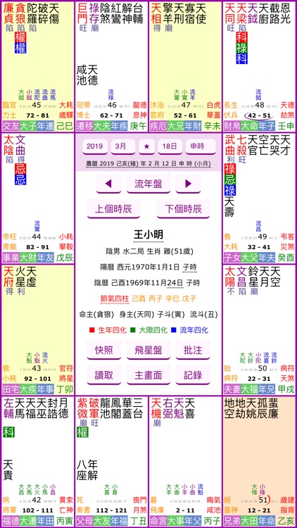 紫微斗數排盤 screenshot-3