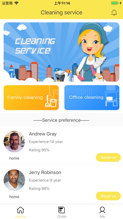 Cleaning service home