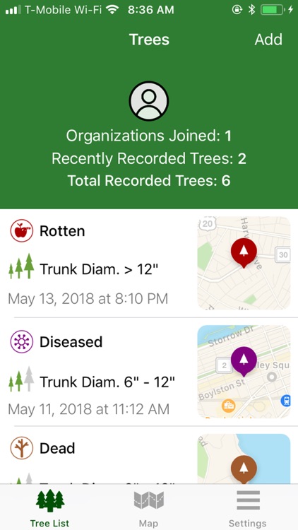 Tree Tracker