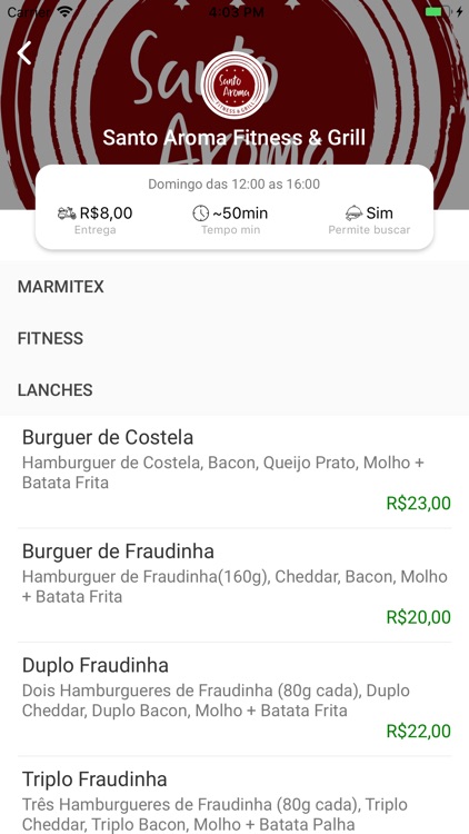 Marmita Já Delivery de comida